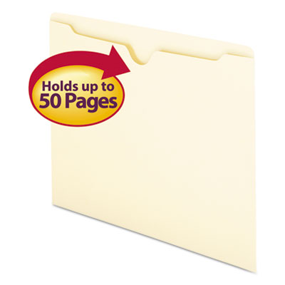 Manila File Jackets | Straight Tab, Letter, 100