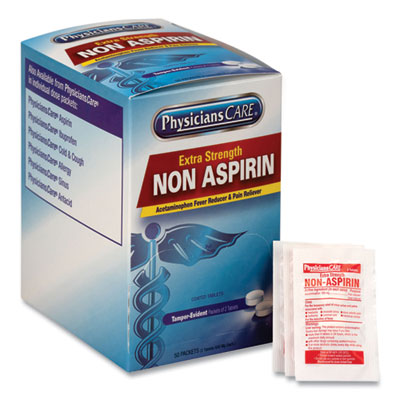 Non Aspirin Acetaminophen Medication | 50 Packs/Box