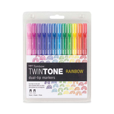 TwinTone Dual-Tip Markers | Assorted, Dozen