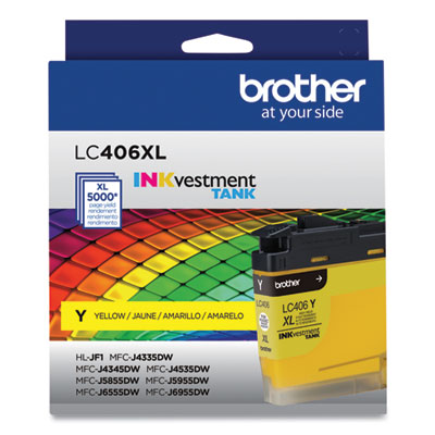 LC406XLYS High-Yield Ink | Yellow, 5,000 Pages