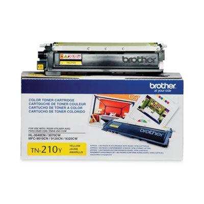 Brother TN210Y Toner | Yellow, 1,400 Pages