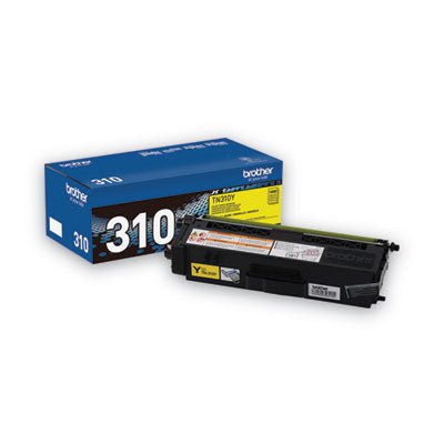Brother TN310Y Toner | Yellow, 1,500 Pages
