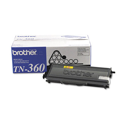 Brother TN360 High-Yield Toner | Black, 2,600 Pgs