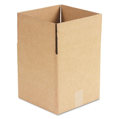 Universal® Cubed Fixed-Depth Corrugated Shipping Boxes, Regular Slotted Container (RSC), Large, 10" x 10" x 10", Brown Kraft, 25/Bundle
