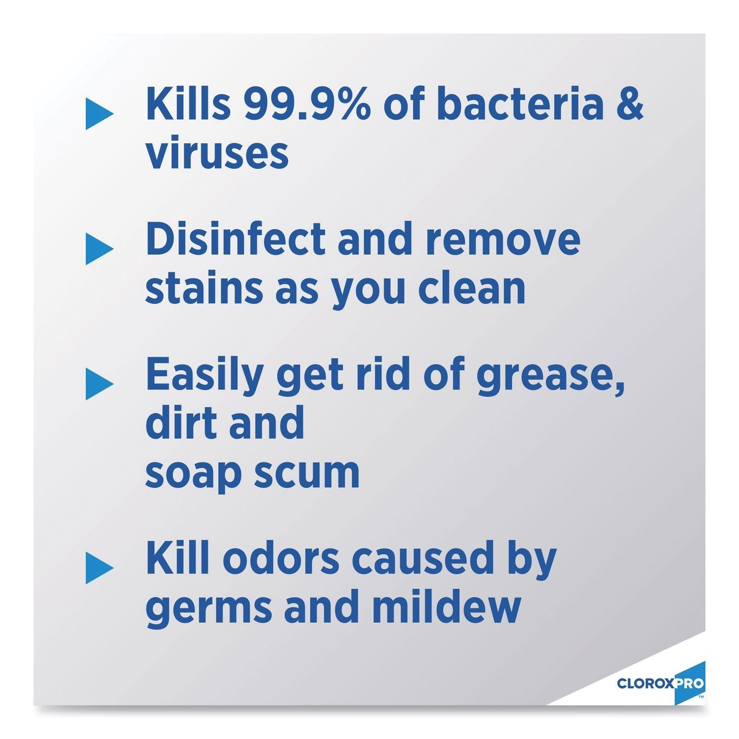 Clorox® CloroxPro Clean-Up Disinfectant Cleaner with Bleach, 128 oz Refill Bottle
