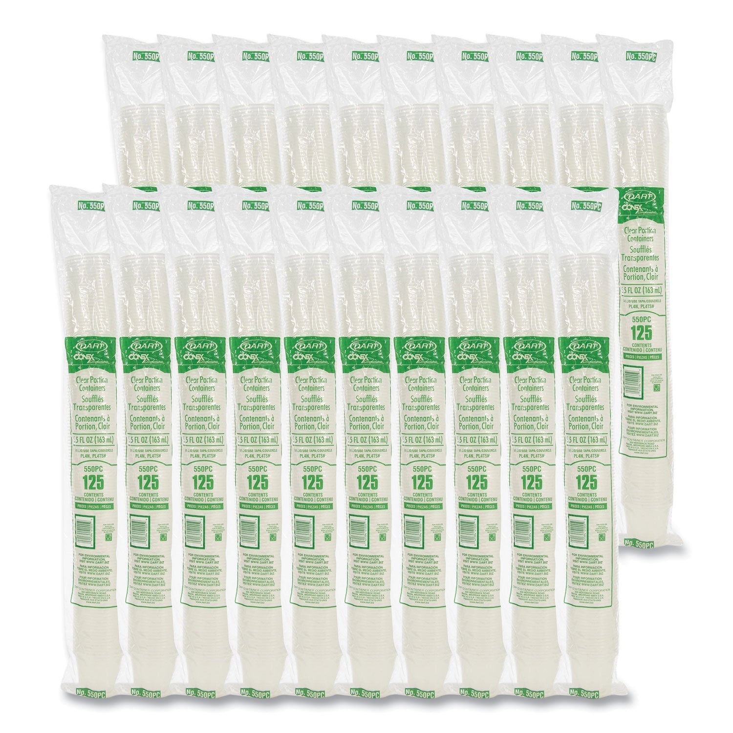 Portion/Medicine Cups | 5.5 oz, Plastic, Trans
