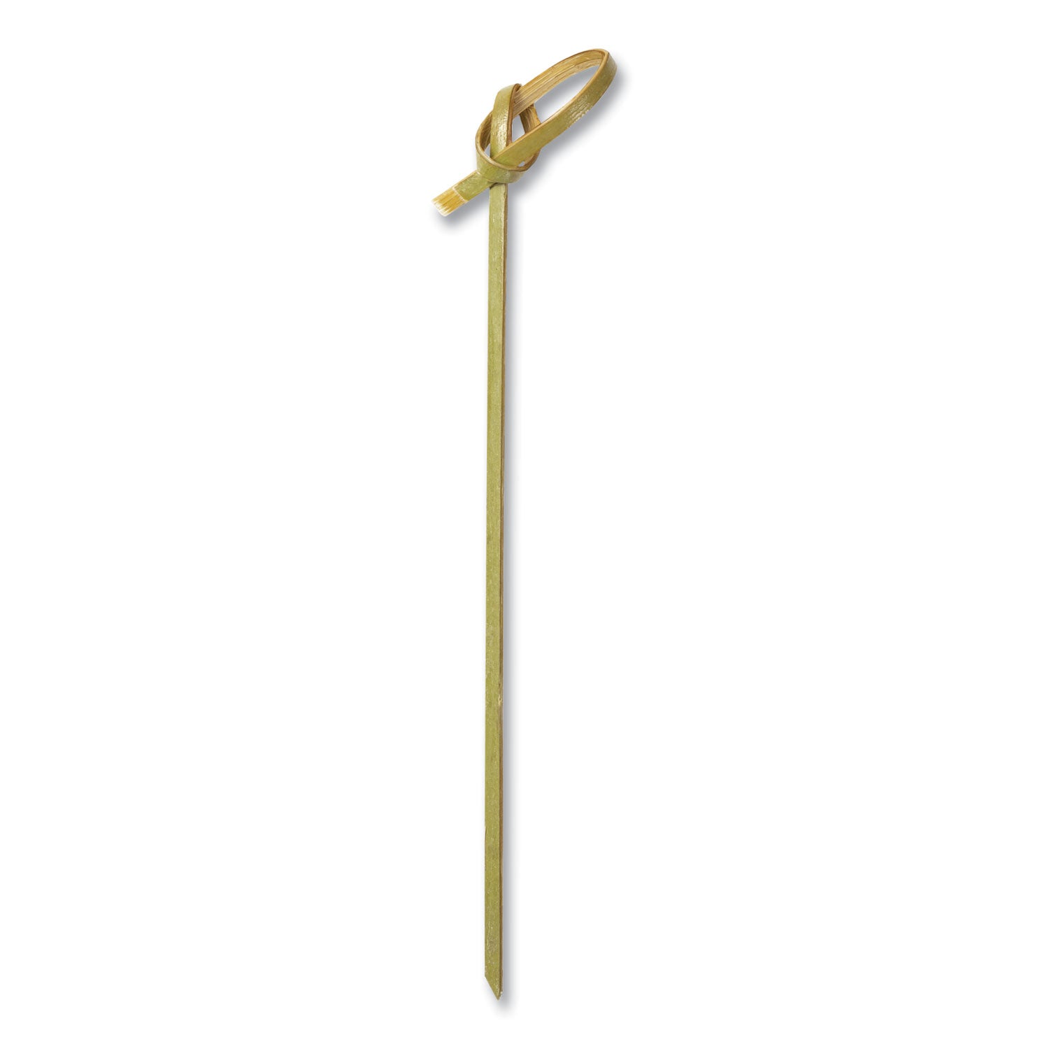 Knotted Bamboo Pick | 4", Natural, 1000/Carton