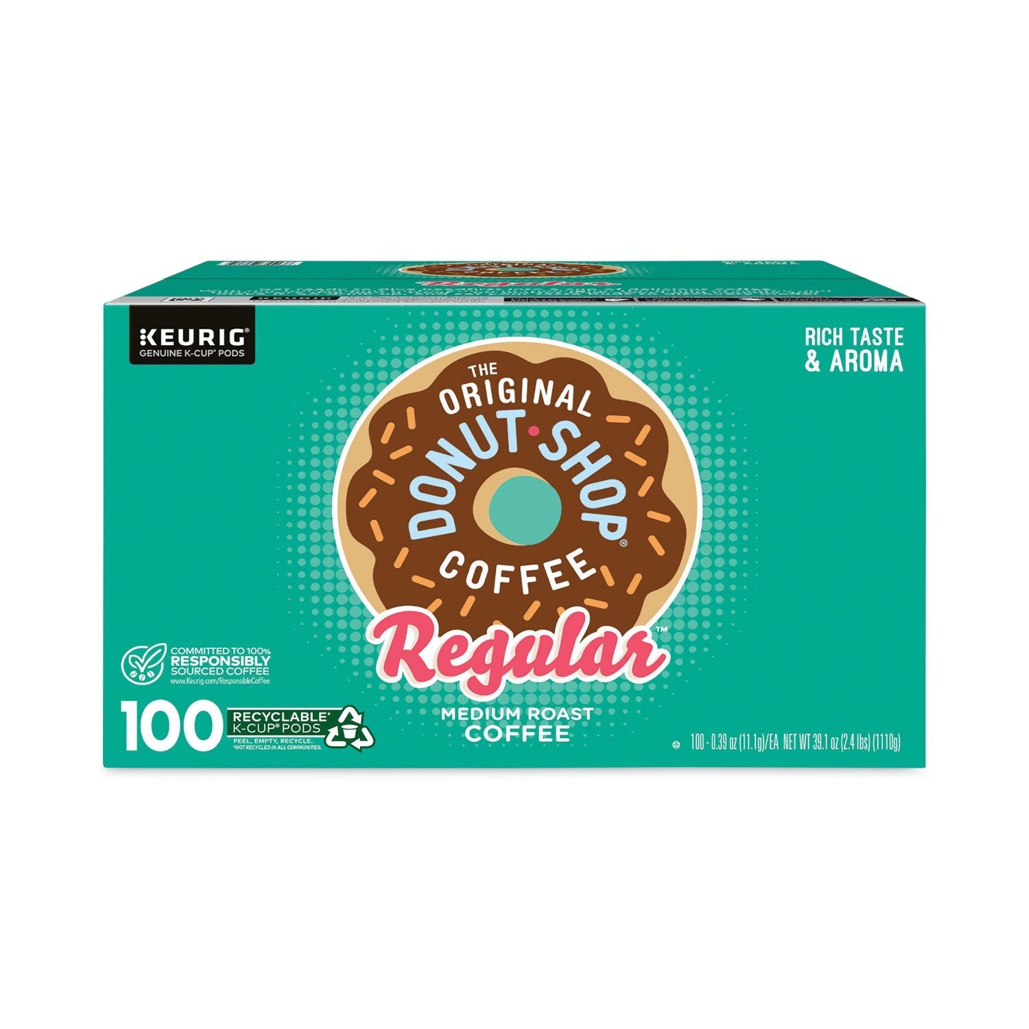 The Original Donut Shop® Donut Shop Coffee K-Cups, Regular, 80/Carton