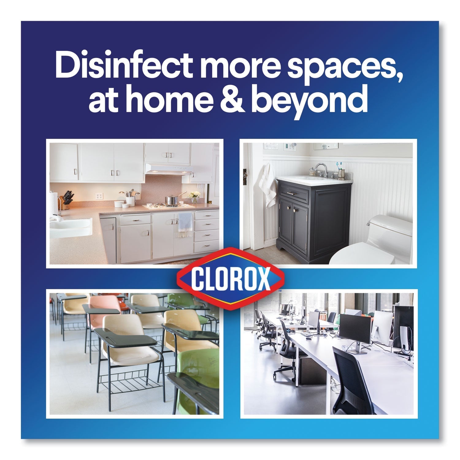 Clorox® Disinfecting Wipes, 1-Ply, 7 x 8, Fresh Scent/Citrus Blend, 35/Canister, 3/Pack, 5 Packs/Carton