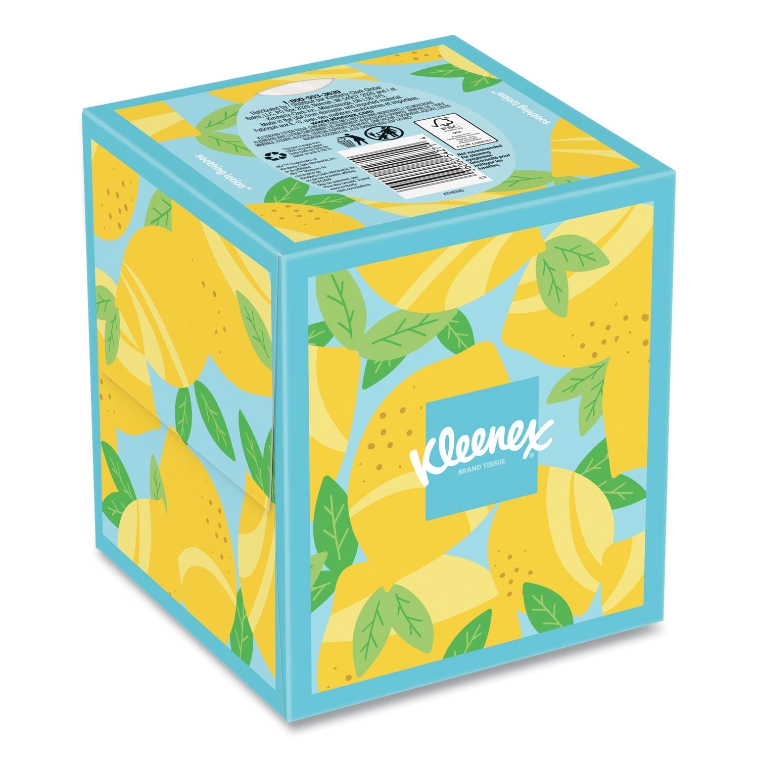 Kleenex® Lotion Facial Tissue, 3-Ply, White, 60 Sheets/Box, 27 Boxes/Carton