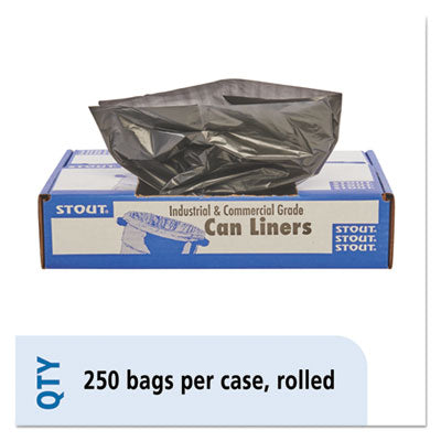 Stout Recycled Content Plastic Trash Bags | 10 gal