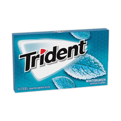 Trident Sugar-Free Gum | Wintergreen 12-Pack