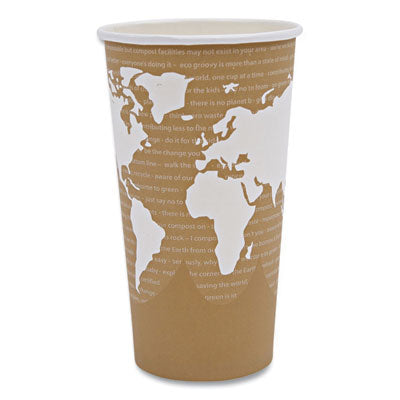 Renewable & Compostable Hot Cups | 20oz, 1000/Ct