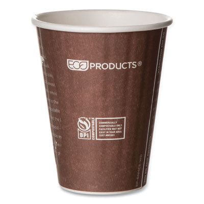 Renewable & Compostable Insulated Hot Cups | 8oz