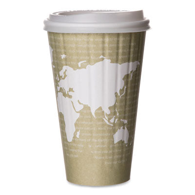 Renewable & Compostable Insulated Hot Cups | 16oz