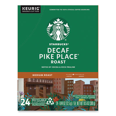 Pike Place Decaf Coffee K-Cups | 96/Carton