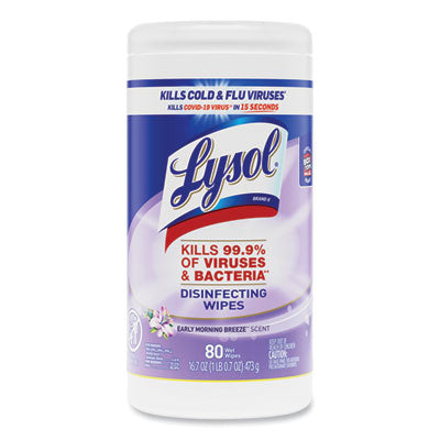 LYSOL Disinfecting Wipes | 80/Can, 6 Canisters