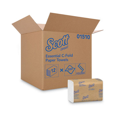 Scott Essential C-Fold Towels | 1-Ply, 12/Ctn