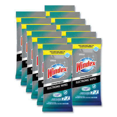 Windex Electronics Cleaner Wipes | 25-Pack