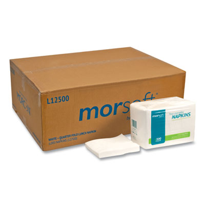 Morsoft Lunch Napkins | 1-Ply, 6000/Carton