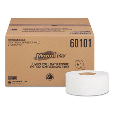 100% Recycled Bathroom Tissue | 2-Ply, 12-Rolls
