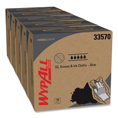 Power Clean Oil, Grease and Ink Cloths | Blue