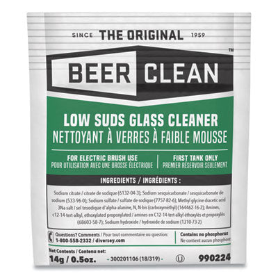Beer Clean Glass Cleaner | Powder, .5oz, 100/CT