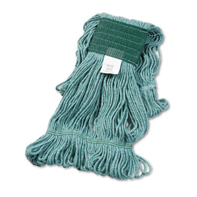 Super Loop Wet Mop Head | Medium, Green, Dozen
