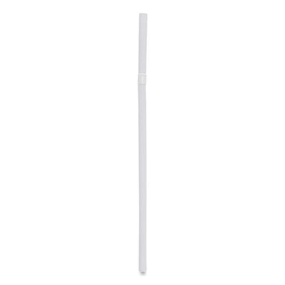 Flexible Wrapped Straws | 7.75", White, 500/Pk