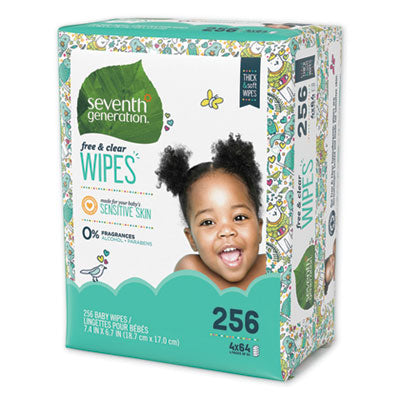 Free and Clear Baby Wipes | Unscented, 256/Pack