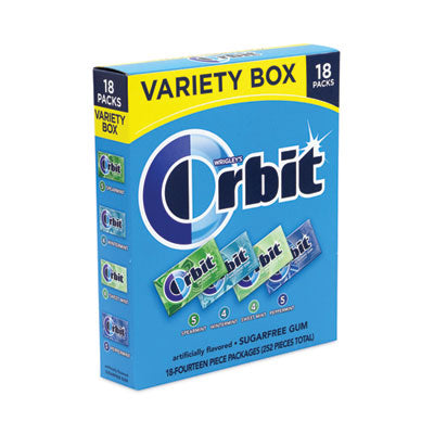 Sugar-Free Chewing Gum Variety Box | 18 Packs