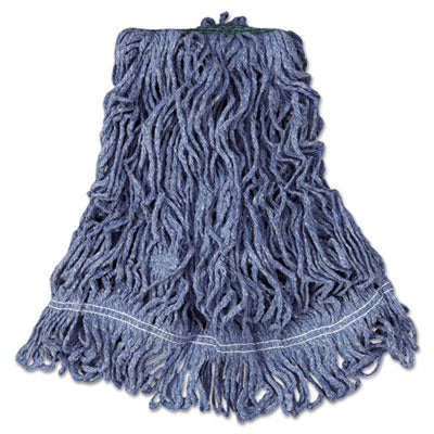 Super Stitch Blend Mop Head | Medium, Blue, 6/CT