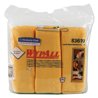 WypAll Microfiber Cloths | Reusable, Yellow, 24