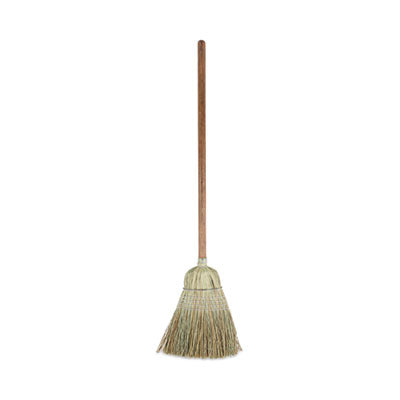 Corn/Fiber Brooms | 60", Gray/Natural, 6/Carton