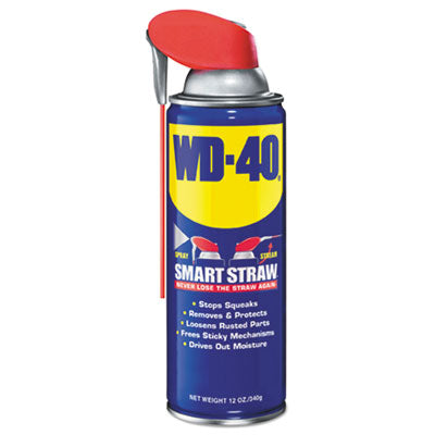 WD-40 Smart Straw Spray Lubricant | 12oz, 12/CT
