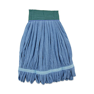 Microfiber Looped-End Wet Mop Heads | Med, Blue