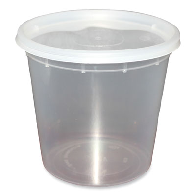 Plastic Deli Container | 24 oz Clear | 240-Count