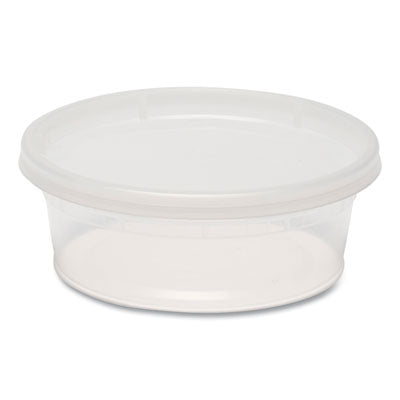Plastic Deli Container | 8 oz Clear | 240-Count