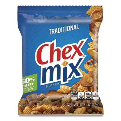 Chex Mix Traditional Snack Mix | 1.75 oz | 60-Pk