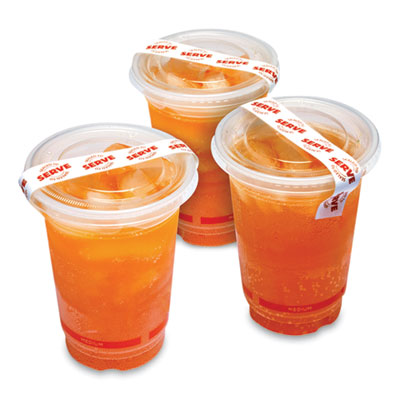 Tamper Seal Label | 0.75"x7", Red/White, 500/Roll