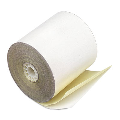Iconex™ Impact Printing Carbonless Paper Rolls, 2.25" X 70 Ft, White/canary, 50/carton