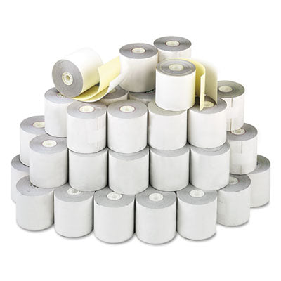 Iconex™ Impact Printing Carbonless Paper Rolls, 2.25" X 70 Ft, White/canary, 50/carton