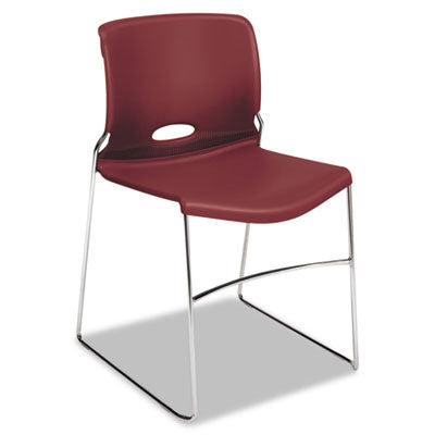 High Density Stacking Chair | HON Olson, Mulberry