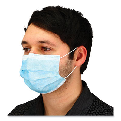Three-Ply Face Mask With Ear Loops | 2000/Carton