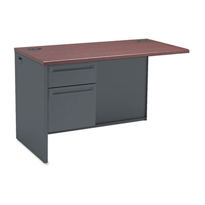 Flush Return, Left | HON 38000, 48"w Mahogany