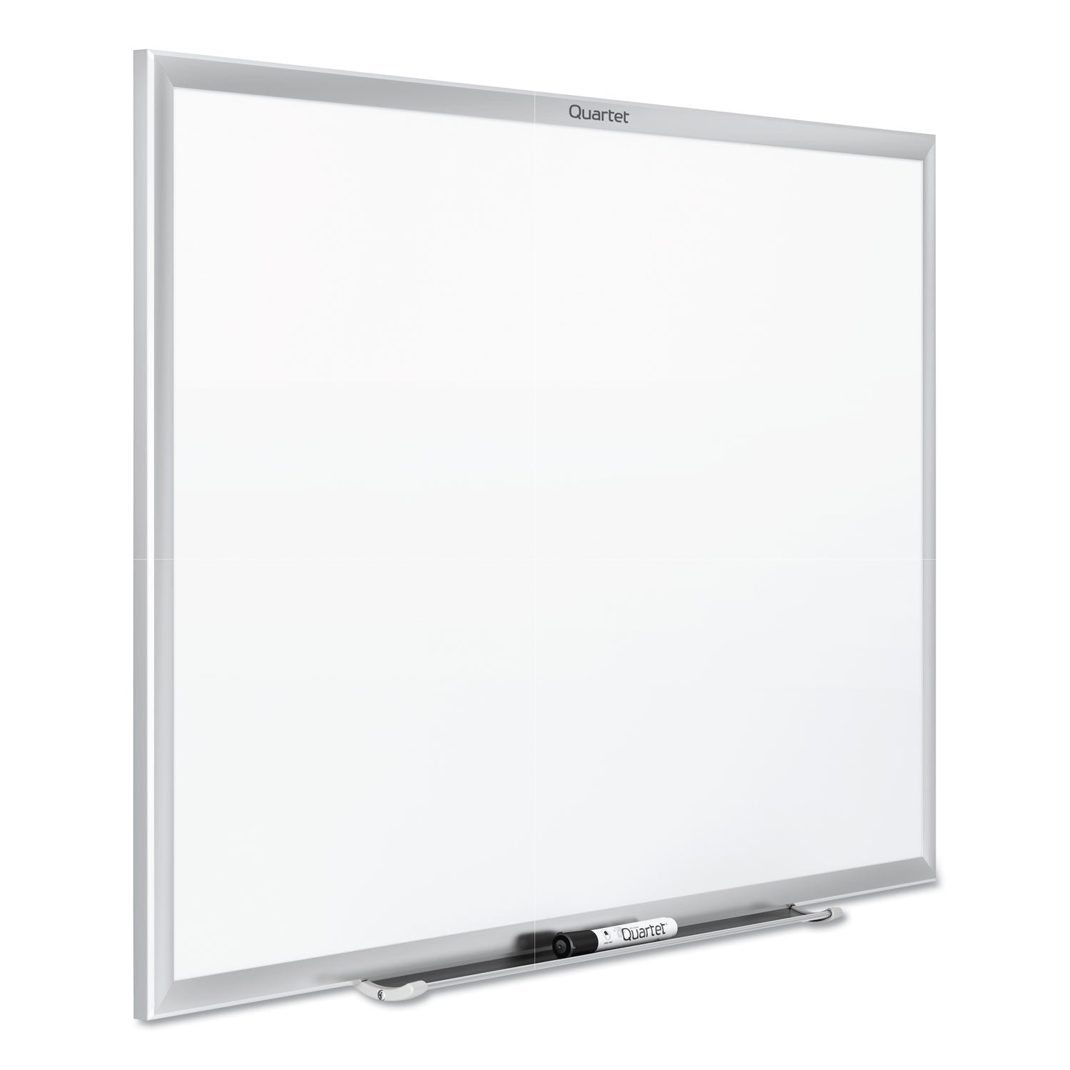 Quartet® Classic Series Nano-Clean Dry Erase Board, 72" x 48", White Surface, Satin Aluminum Frame