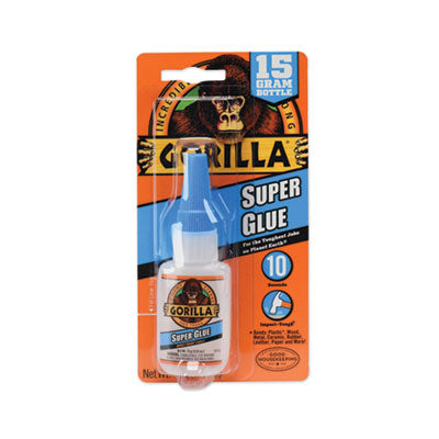 Gorilla Super Glue | 0.53 Oz Bottle | Clear