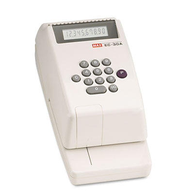 MAX Electronic Checkwriter | 10-Digit