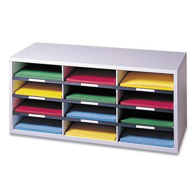 Particle Board Desktop Sorter | 12 Compartments
