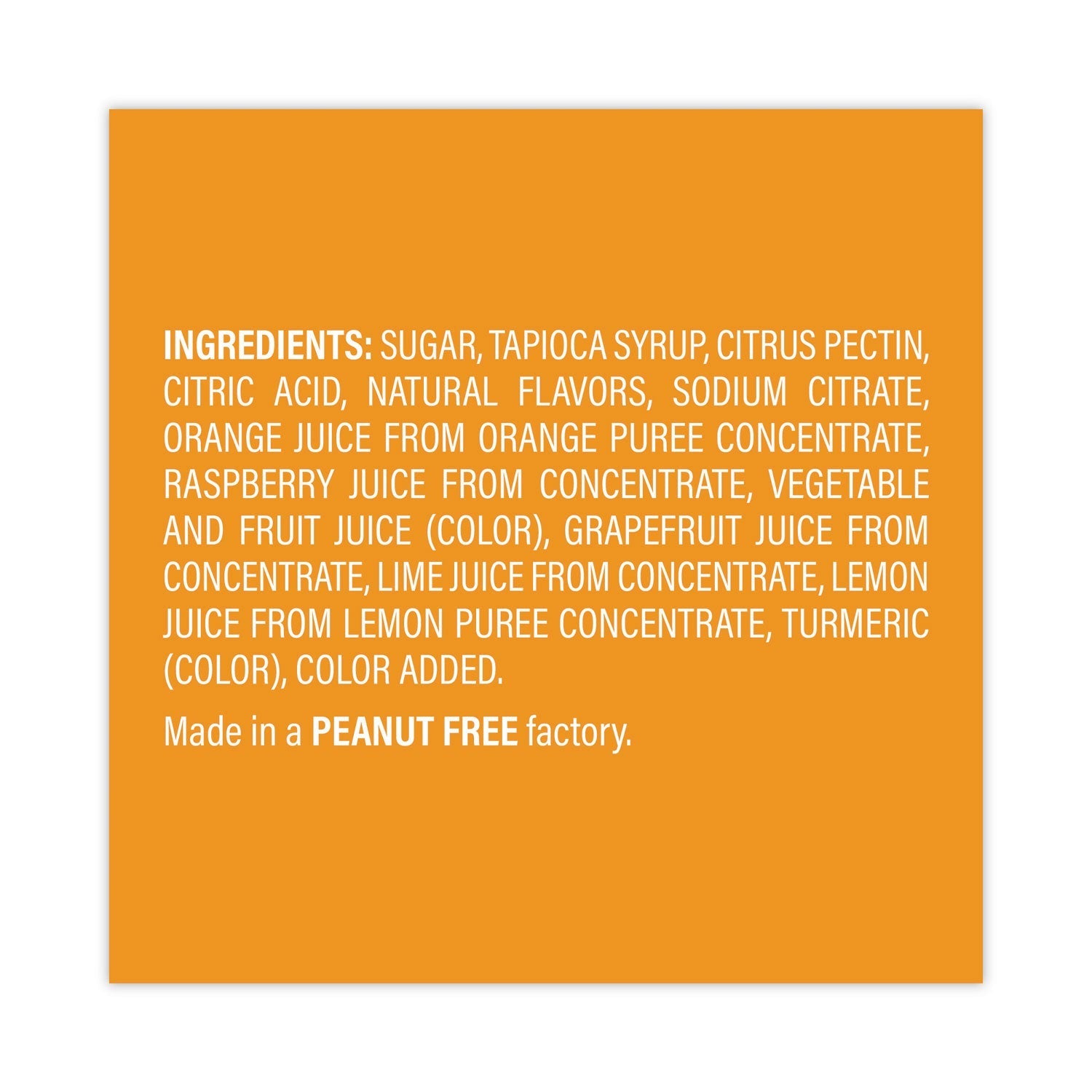 Sunkist® Fruit Gems Chewy Candy Assortment, Assorted Natural Fruit Flavors, 2.12 lb Bag, 90 Count